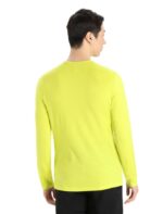 Icebreaker Men Merino 200 Oasis Long Sleeve Crewe Thermal Top Z04NXR446 Clothing Shine - Image 2