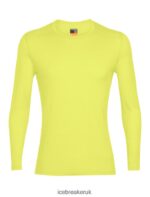 Icebreaker Men Merino 200 Oasis Long Sleeve Crewe Thermal Top Z04NXR446 Clothing Shine - Image 5