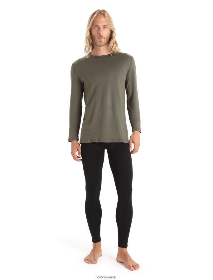 Icebreaker Men Merino 260 Tech Long Sleeve Crewe Thermal Top Z04NXR142 Clothing Loden - Image 3