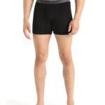 Icebreaker Men Merino Anatomica Boxers With Fly Z04NXR94 Clothing Black