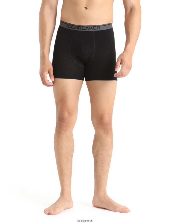 icebreaker_men_merino_anatomica_boxers_z04nxr106_clothing_black.jpg Icebreaker Men Merino Anatomica Boxers Z04NXR106 Clothing Black - Image 1