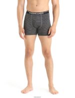 Icebreaker Men Merino Anatomica Boxers Z04NXR109 Clothing Gritstone Heather