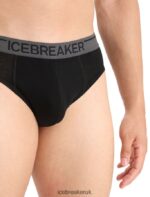 Icebreaker Men Merino Anatomica Briefs Z04NXR119 Clothing Black - Image 4