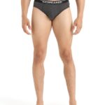 Icebreaker Men Merino Anatomica Briefs Z04NXR120 Clothing Jet Heather