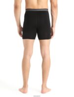 Icebreaker Men Merino Anatomica Long Boxers Z04NXR131 Clothing Black - Image 2