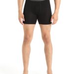Icebreaker Men Merino Anatomica Long Boxers Z04NXR131 Clothing Black