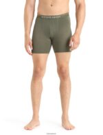 Icebreaker Men Merino Anatomica Long Boxers Z04NXR132 Clothing Loden