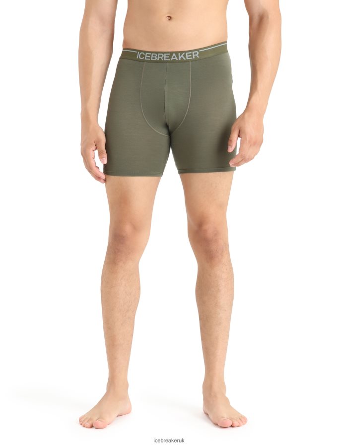 icebreaker_men_merino_anatomica_long_boxers_z04nxr132_clothing_loden.jpg Icebreaker Men Merino Anatomica Long Boxers Z04NXR132 Clothing Loden - Image 1