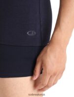 Icebreaker Men Merino Anatomica Short Sleeve Crewe T-Shirt Z04NXR129 Clothing Midnight Navy - Image 5