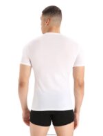 Icebreaker Men Merino Anatomica Short Sleeve Crewe T-Shirt Z04NXR130 Clothing Snow - Image 2