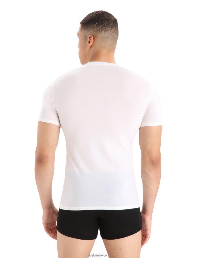 Icebreaker Men Merino Anatomica Short Sleeve Crewe T-Shirt Z04NXR130 Clothing Snow - Image 2