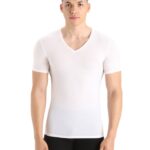 Icebreaker Men Merino Anatomica Short Sleeve V Neck T-Shirt Z04NXR124 Clothing Snow