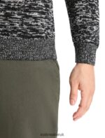 Icebreaker Men Merino Barein Crewe Sweater Z04NXR361 Clothing Black/Snow - Image 6