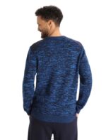 Icebreaker Men Merino Barein Crewe Sweater Z04NXR362 Clothing Midnight Navy/Lazurite - Image 2