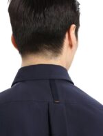 Icebreaker Men Merino Berlin Long Sleeve Shirt Z04NXR372 Clothing Midnight Navy - Image 6