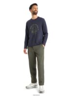 Icebreaker Men Merino Central Classic Long Sleeve T-Shirt Canopy Camper Z04NXR375 Clothing Midnight Navy - Image 3