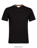 Icebreaker Men Merino Central Classic Short Sleeve T-Shirt Z04NXR47 Clothing Black - Image 6