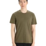 Icebreaker Men Merino Central Classic Short Sleeve T-Shirt Z04NXR48 Clothing Loden