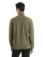 Icebreaker Men Merino Central II Long Sleeve Zip Z04NXR359 Clothing Loden - Image 2