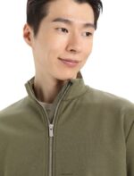 Icebreaker Men Merino Central II Long Sleeve Zip Z04NXR359 Clothing Loden - Image 4