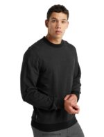 Icebreaker Men Merino Central Long Sleeve Sweatshirt Z04NXR495 Clothing Black