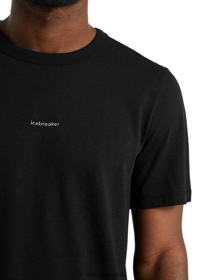 Icebreaker Men Merino Central Short Sleeve T-Shirt Z04NXR492 Clothing Black - Image 4