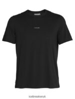 Icebreaker Men Merino Central Short Sleeve T-Shirt Z04NXR492 Clothing Black - Image 6