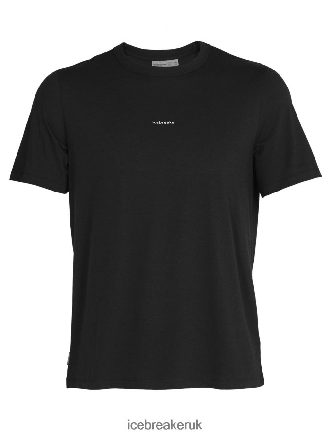 Icebreaker Men Merino Central Short Sleeve T-Shirt Z04NXR492 Clothing Black - Image 6