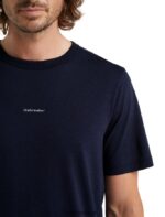 Icebreaker Men Merino Central Short Sleeve T-Shirt Z04NXR494 Clothing Midnight Navy - Image 4