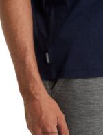 Icebreaker Men Merino Central Short Sleeve T-Shirt Z04NXR494 Clothing Midnight Navy - Image 6