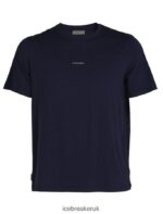 Icebreaker Men Merino Central Short Sleeve T-Shirt Z04NXR494 Clothing Midnight Navy - Image 7
