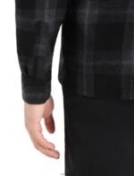 Icebreaker Men Merino Dawnder Long Sleeve Flannel Shirt Plaid Z04NXR357 Clothing Jet Heather - Image 6