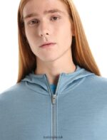 Icebreaker Men Merino Granary Long Sleeve Zip Hoodie Z04NXR206 Clothing Astral Blue - Image 4