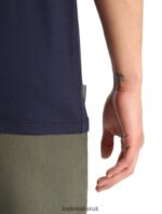 Icebreaker Men Merino Granary Short Sleeve Pocket T-Shirt Z04NXR16 Clothing Midnight Navy - Image 5