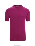 Icebreaker Men Merino Granary Short Sleeve Pocket T-Shirt Z04NXR17 Clothing Go Berry - Image 6