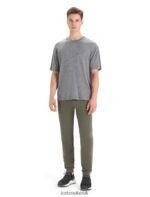 Icebreaker Men Merino Granary Short Sleeve Pocket T-Shirt Z04NXR18 Clothing Gritstone Heather - Image 3