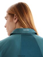 Icebreaker Men Merino Hike Long Sleeve Top Z04NXR190 Clothing Green Glory - Image 6