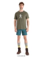 Icebreaker Men Merino Hike Shorts Z04NXR254 Clothing Green Glory - Image 3