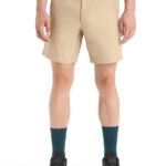 Icebreaker Men Merino Hike Shorts Z04NXR255 Clothing Sand