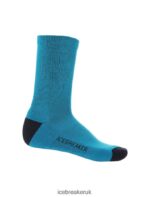 Icebreaker Men Merino Lifestyle Light Crew Socks Z04NXR294 Accessories Geo Blue/Midnight Navy - Image 4