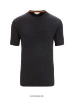 Icebreaker Men Merino Linen Short Sleeve T-Shirt Z04NXR80 Clothing Black - Image 6