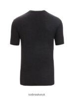 Icebreaker Men Merino Linen Short Sleeve T-Shirt Z04NXR80 Clothing Black - Image 7