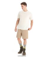 Icebreaker Men Merino Linen Short Sleeve T-Shirt Z04NXR81 Clothing Chalk - Image 3