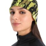 Icebreaker Men Merino Quantum Beanie Sedimentary Z04NXR464 Clothing Black/Shine