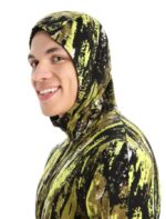 Icebreaker Men Merino Quantum III Long Sleeve Zip Hoodie Sedimentary Z04NXR414 Clothing Black/Shine - Image 5