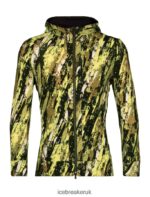 Icebreaker Men Merino Quantum III Long Sleeve Zip Hoodie Sedimentary Z04NXR414 Clothing Black/Shine - Image 10