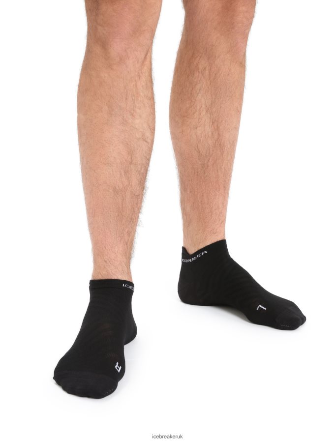 icebreaker_men_merino_run_ultralight_micro_socks_z04nxr264_accessories_black_snow.jpg Icebreaker Men Merino Run+ Ultralight Micro Socks Z04NXR264 Accessories Black/Snow - Image 1