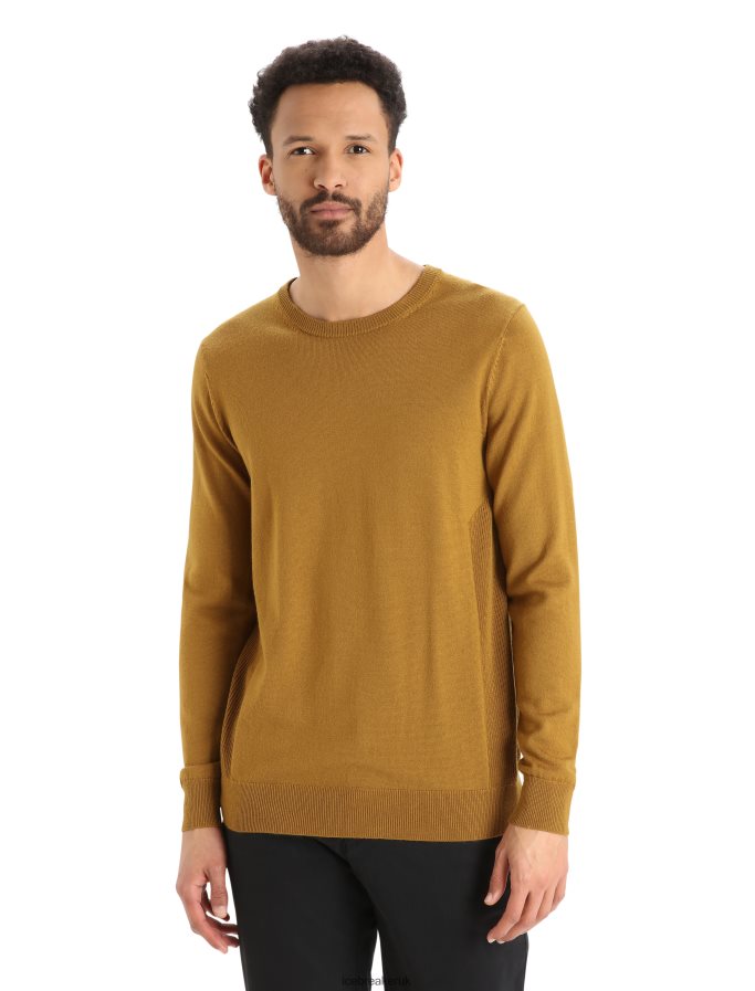 icebreaker_men_merino_shearer_crewe_sweater_z04nxr352_clothing_clove.jpg Icebreaker Men Merino Shearer Crewe Sweater Z04NXR352 Clothing Clove - Image 1