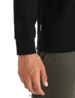 Icebreaker Men Merino Shifter Long Sleeve Sweatshirt Z04NXR216 Clothing Black - Image 4