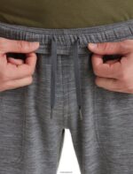 Icebreaker Men Merino Shifter Pants Z04NXR248 Clothing Gritstone Heather - Image 3